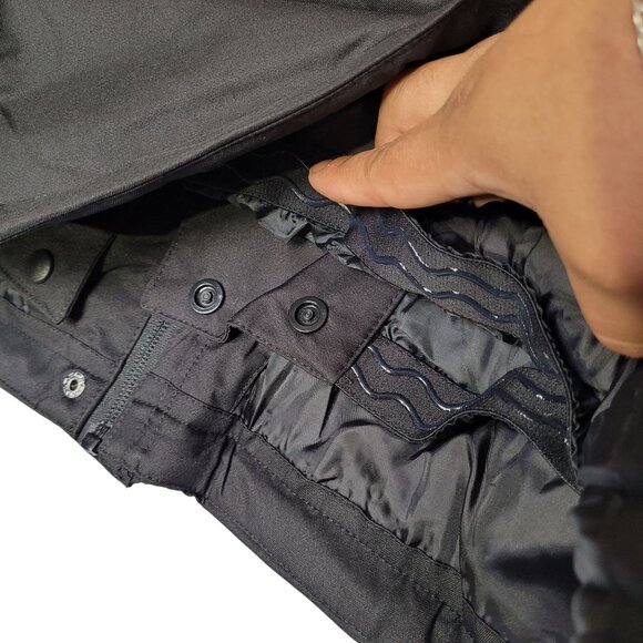 Women's Waterproof, Sky Jacket Windproof Hooded Raincoat For Winter Black X-Larg - Picture 14 of 15